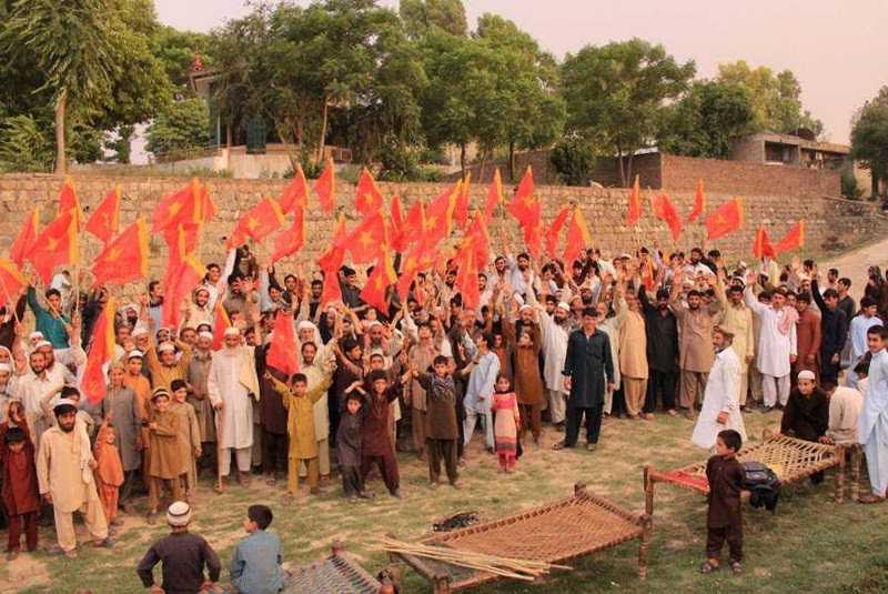 Photo of protest for housing rights in Islamabad, Pakistan
